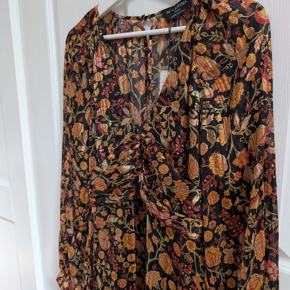 MINKPINK Foral Long Sleeve Dress - Picture 7 of 8